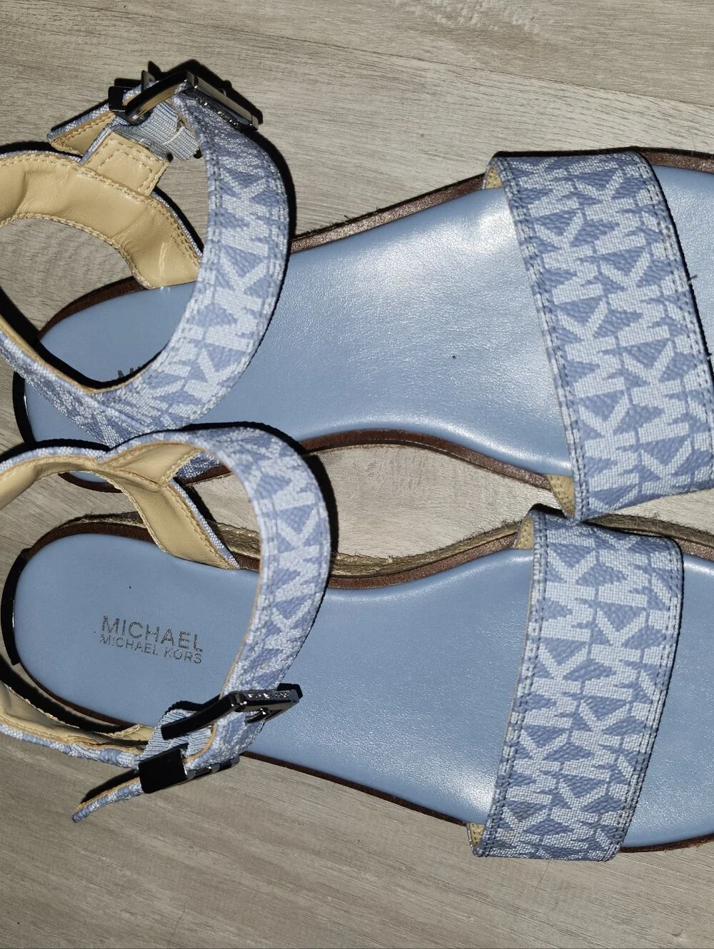 Michael Kors Richie Espadrille Platform Wedge Sandals